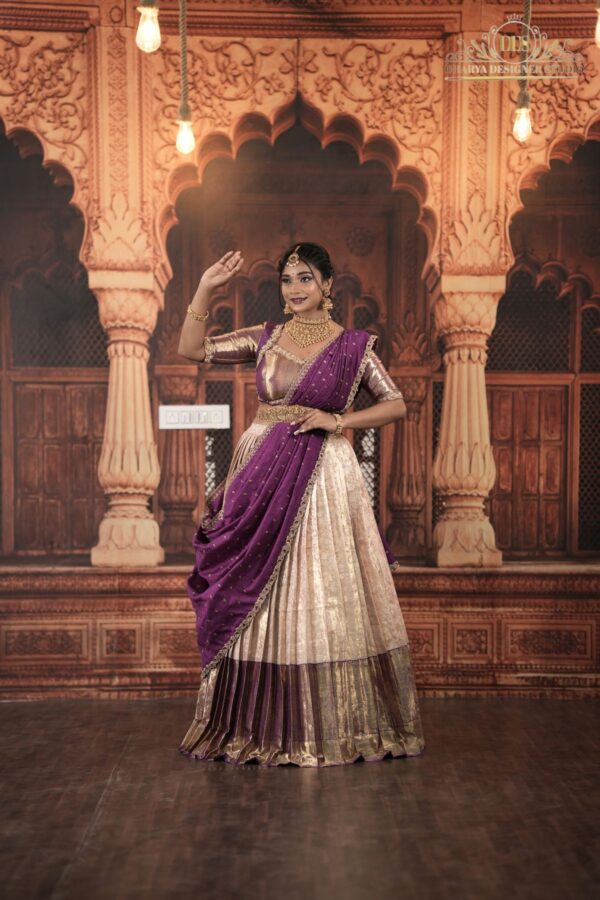 Silk Half Saree - Image 2